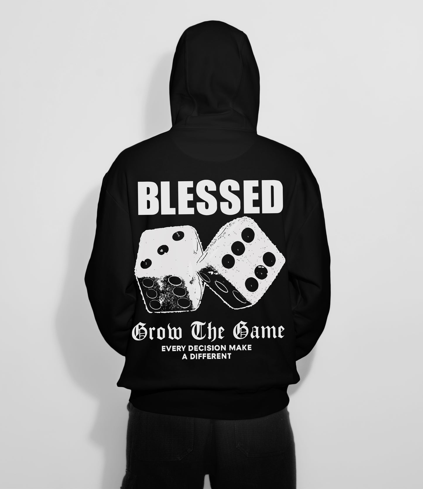 Blessed Hoodie Black/ White