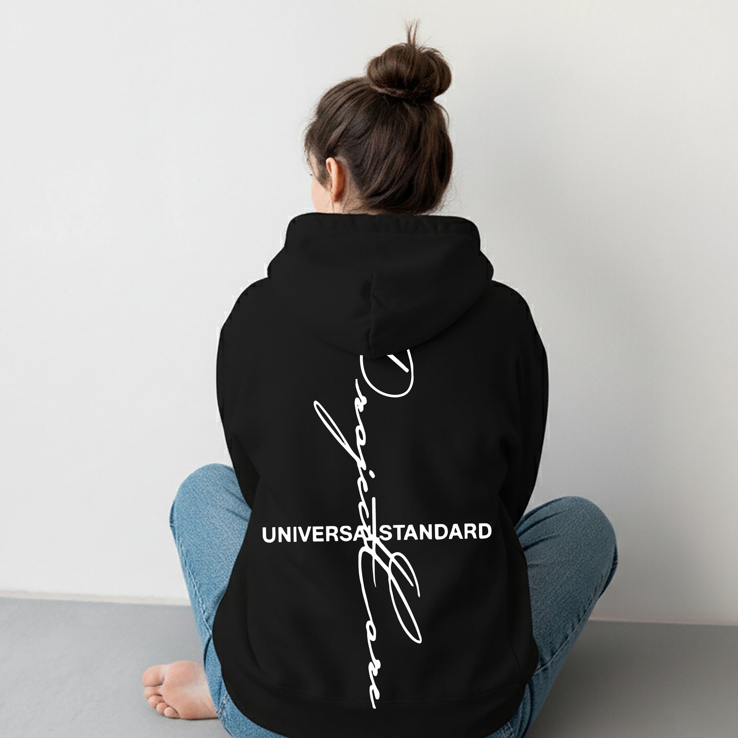Universal Standard Hoodie Black/ White