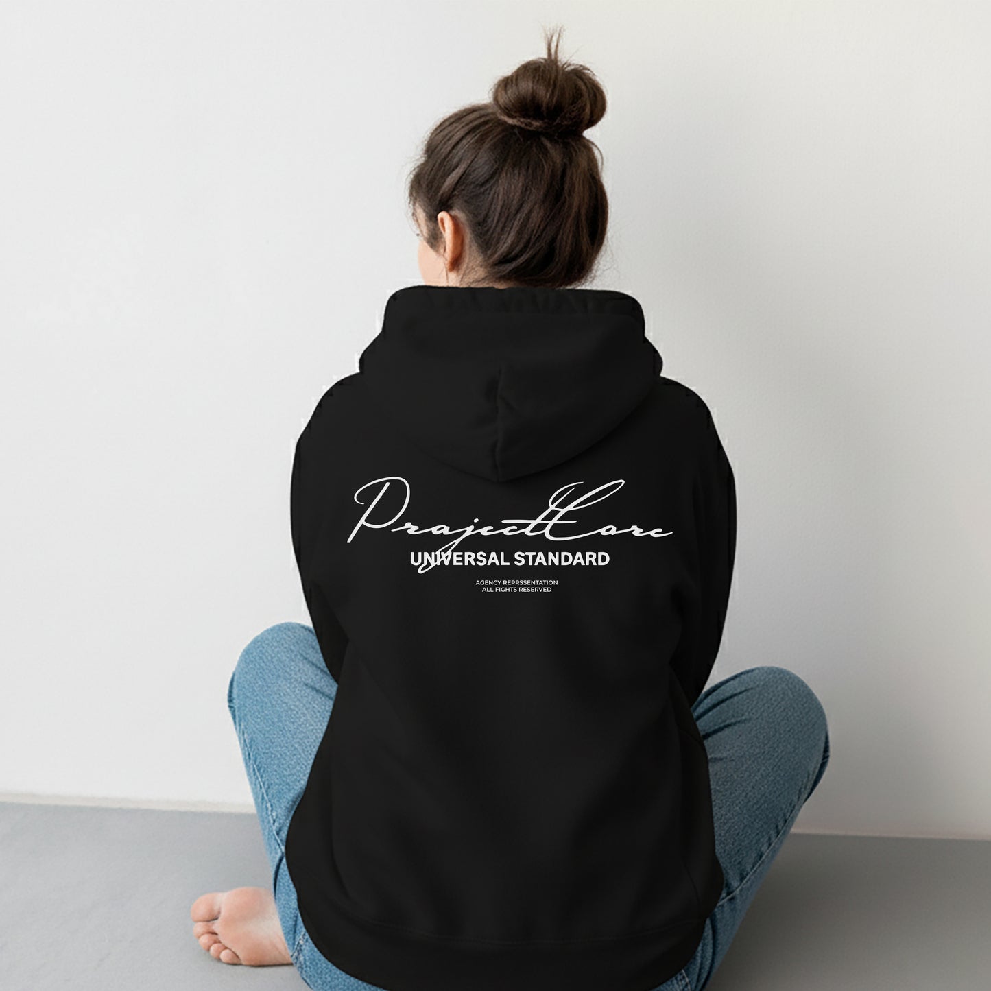 Pienta Universal Hoodie Black/ White