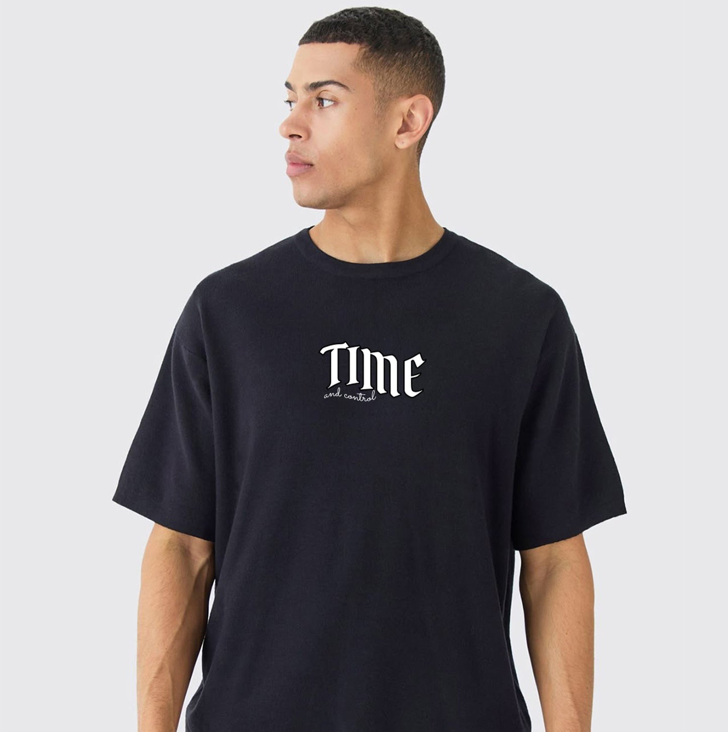 Swaggaa Runing out of time . Your new go-to tee. Black/White.