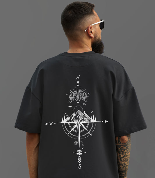 Find your North. New tee in White & Black