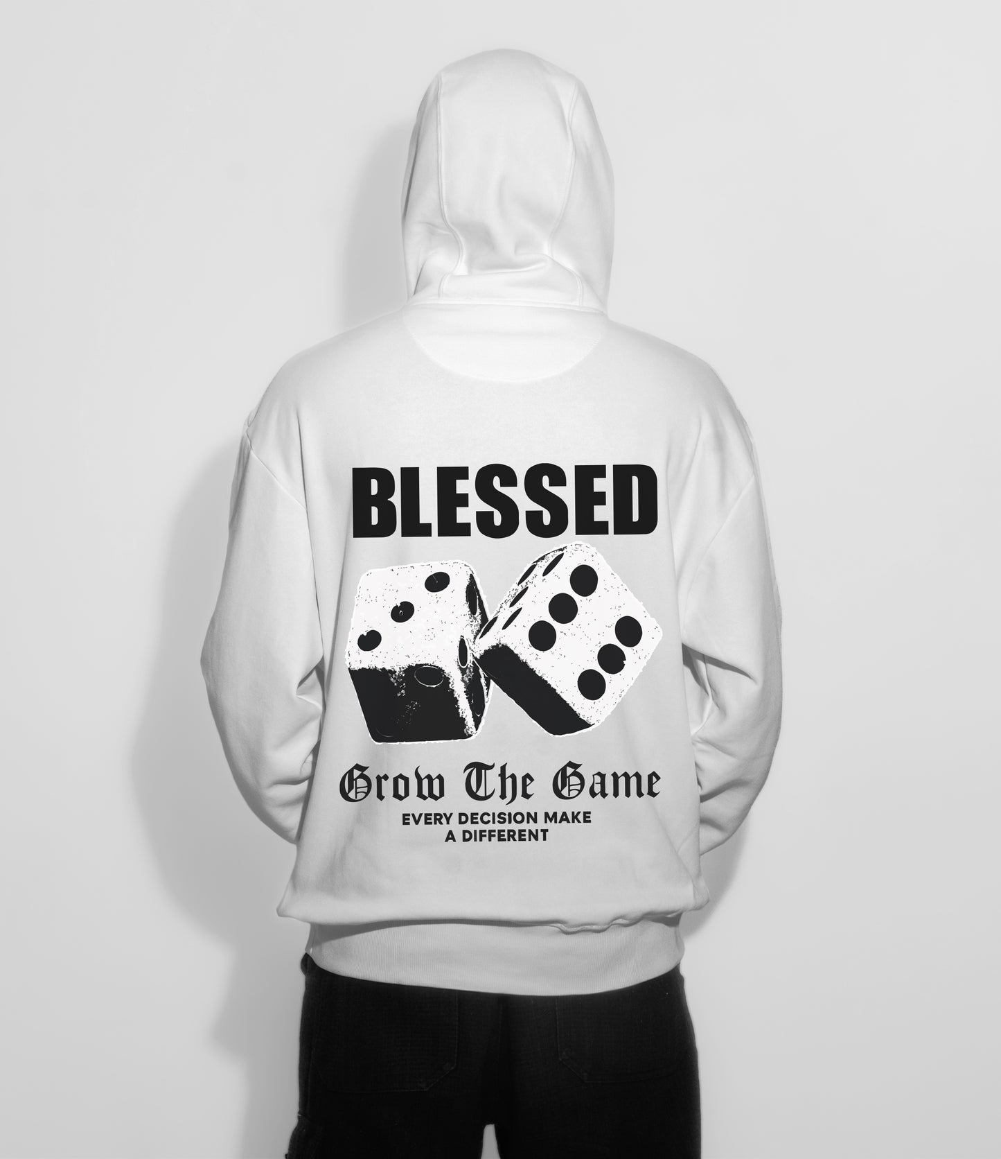 Blessed Hoodie Black/ White