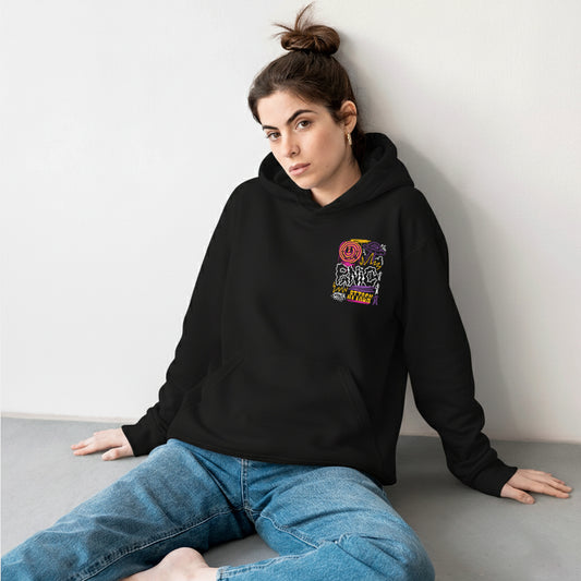 Panic Hoodie Black/ White