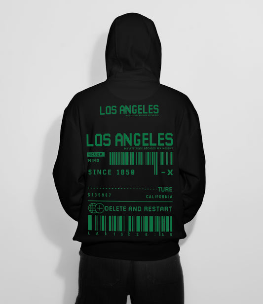 Los Angeles Hoodie Black/ White