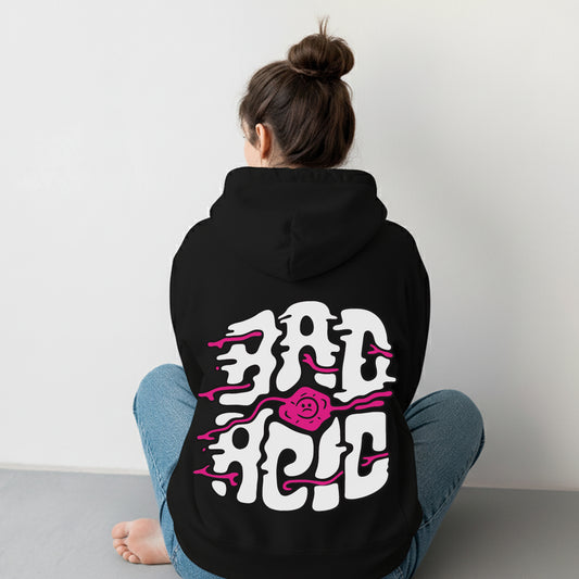 Bad Acid Hoodie Black/ White
