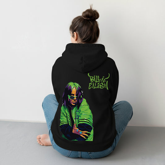 Bilie  Elish Hoodie Black/ White