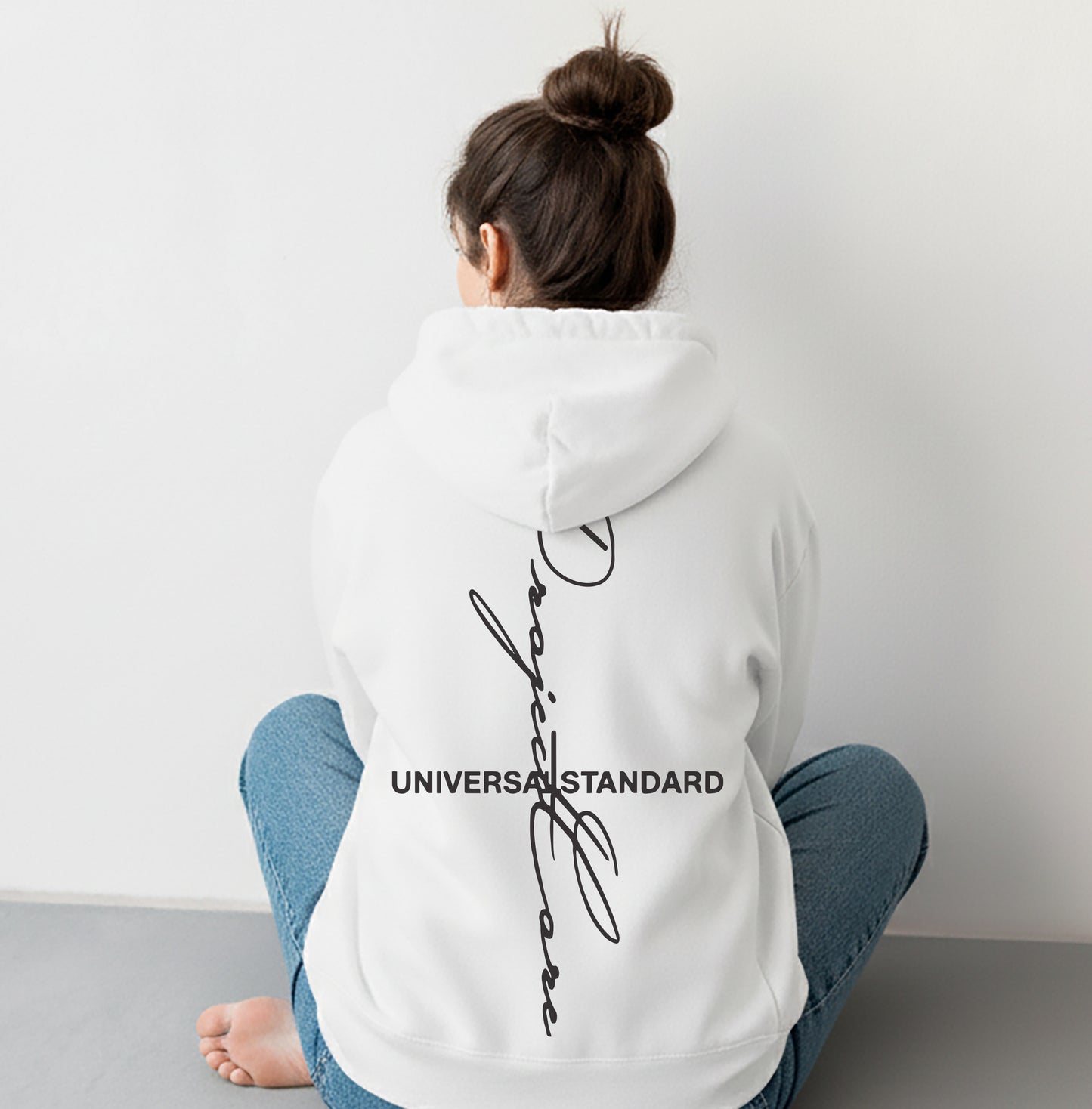 Universal Standard Hoodie Black/ White