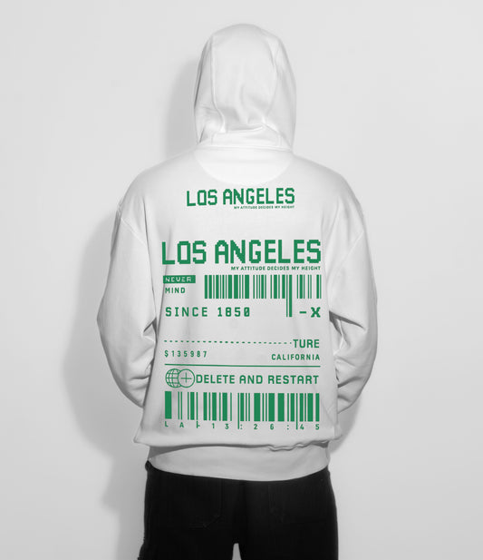 Los Angeles Hoodie Black/ White