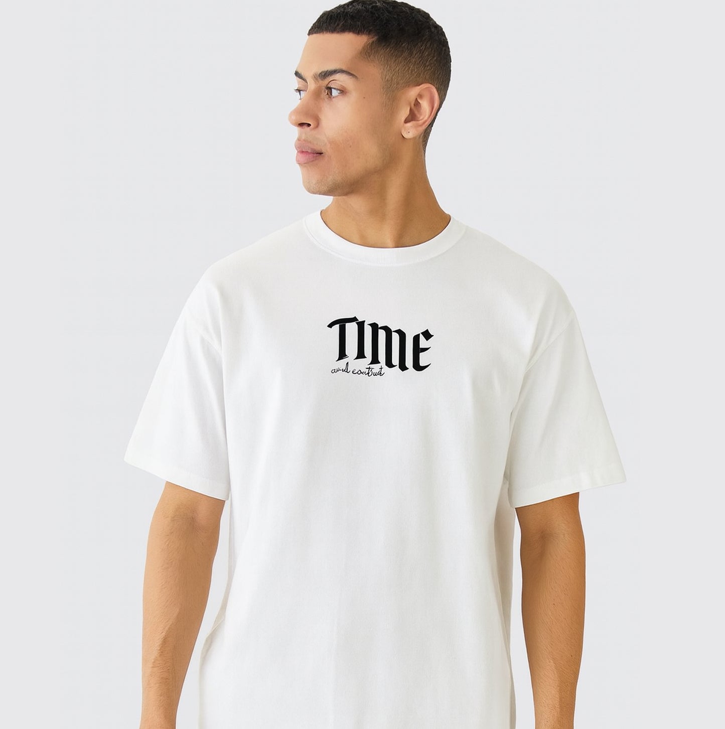 Swaggaa Runing out of time .&nbsp;Your new go-to tee. Black/White.