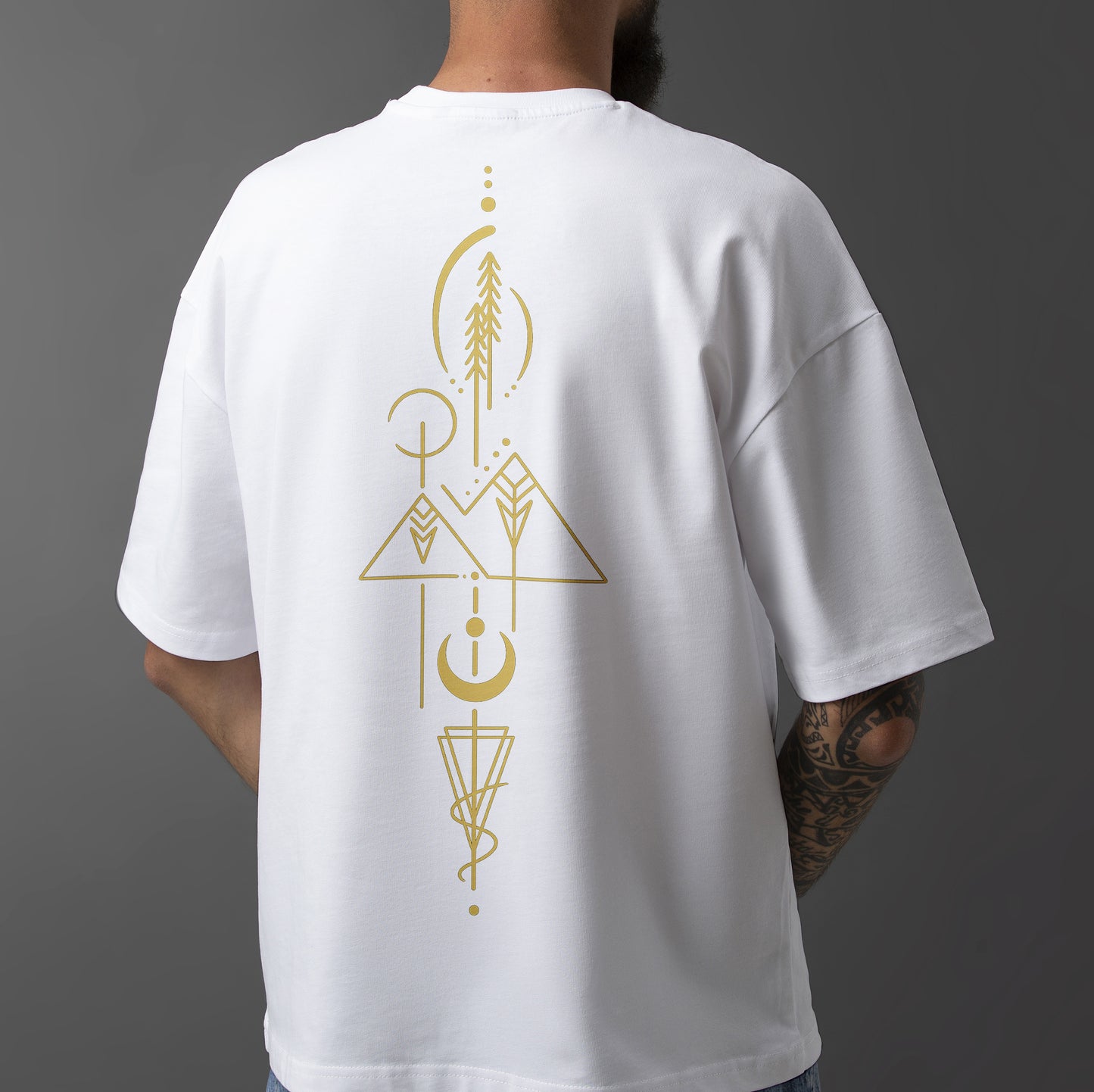 Uncover the meaning. New tee in white & black.
